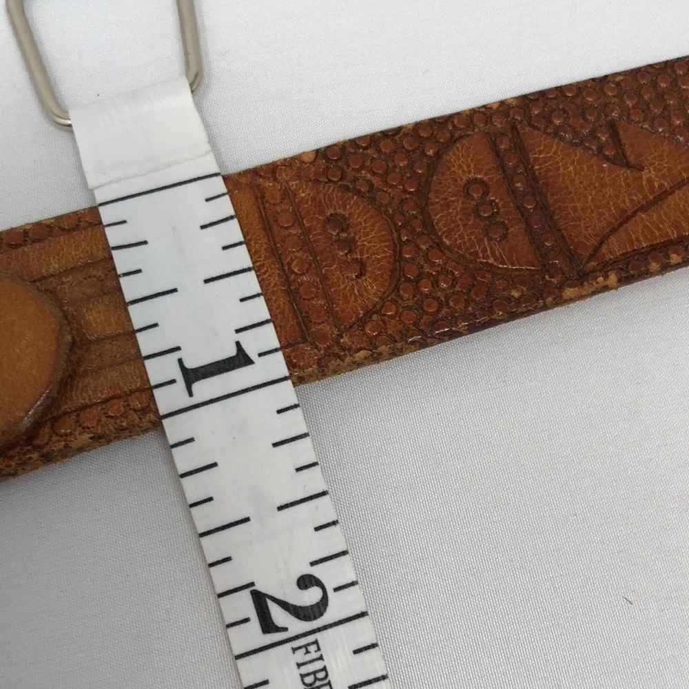 Handcrafted Belt Western Rodeo Tooled Brown Leather